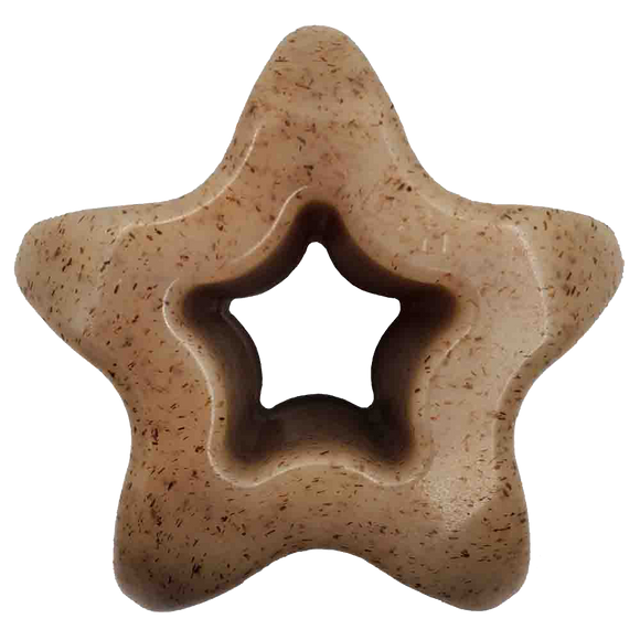 Durable Nylon Star Dog Chew Toy and Enrichment Toy for Aggressive Chewers.